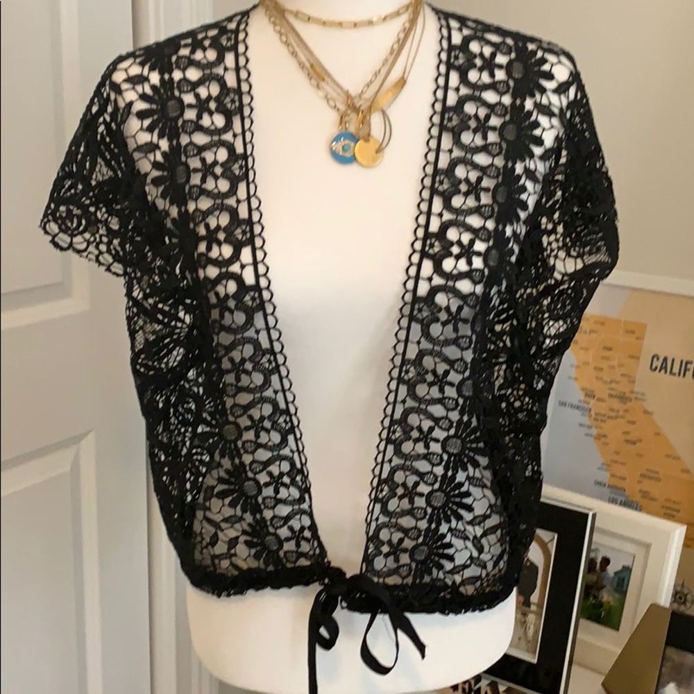 New French Connection Blouse/caplet Anthropologie
